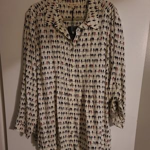 Womens button down top